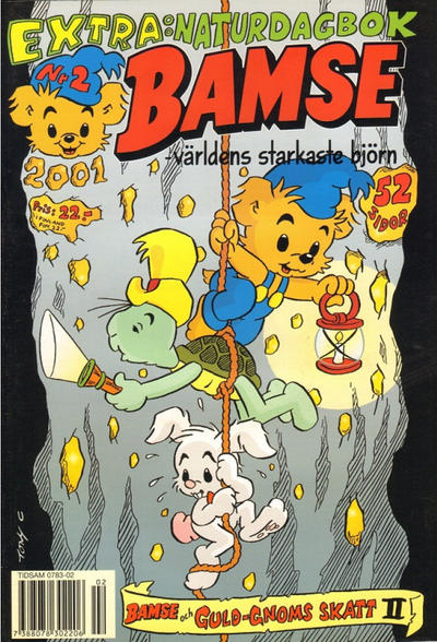 Cover for Bamse (Egmont, 1997 series) #2/2001 (335)