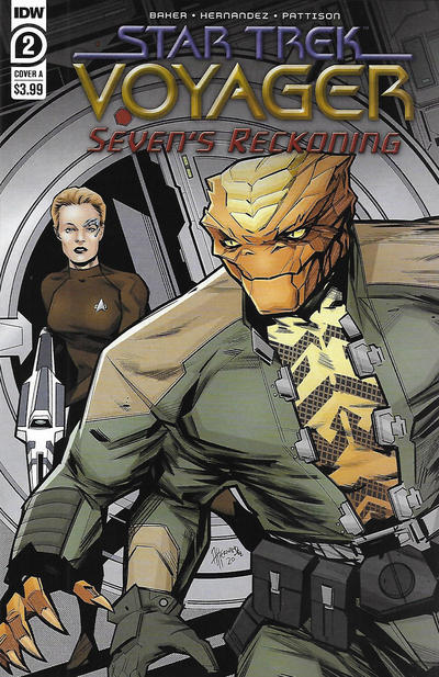 Cover for Star Trek: Voyager - Seven's Reckoning (IDW, 2020 series) #2 [Cover A]