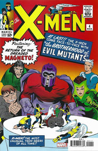 Cover Thumbnail for X-Men No. 4 Facsimile Edition (Marvel, 2021 series) 
