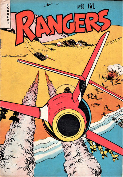 Cover for Rangers Comics (H. John Edwards, 1950 ? series) #30 [6d]