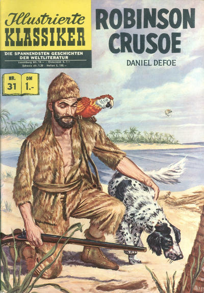 Cover for Illustrierte Klassiker [Classics Illustrated] (BSV - Williams, 1956 series) #31 - Robinson Crusoe [HLN 138]