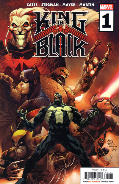 Cover for King in Black (Marvel, 2021 series) #1 [Secret Variant - ‘The Thing’]