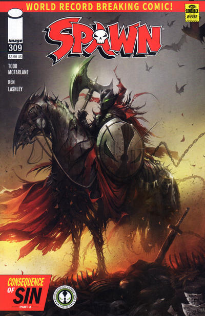 Cover for Spawn (Image, 1992 series) #309