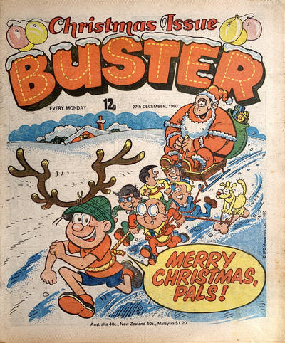 Cover for Buster (IPC, 1960 series) #27 December 1980 [1042]