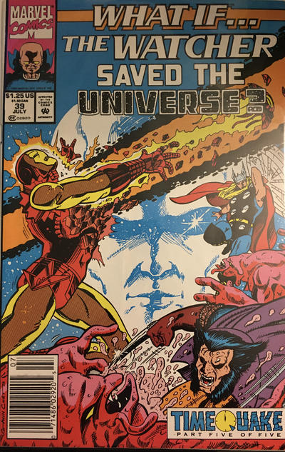 Cover for What If...? (Marvel, 1989 series) #39 [Newsstand]