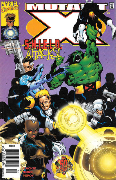 Cover for Mutant X (Marvel, 1998 series) #15 [Newsstand]