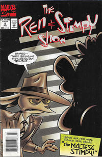 Cover for The Ren & Stimpy Show (Marvel, 1992 series) #8 [Newsstand]