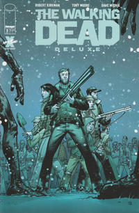 Cover for The Walking Dead Deluxe (Image, 2020 series) #5 [Tony Moore & Dave McCaig Cover]