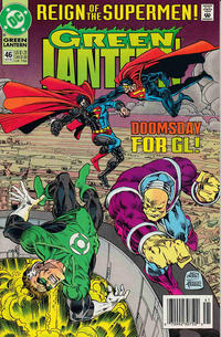 Cover for Green Lantern (DC, 1990 series) #46 [Newsstand]