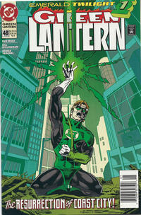 Cover for Green Lantern (DC, 1990 series) #48 [Newsstand]