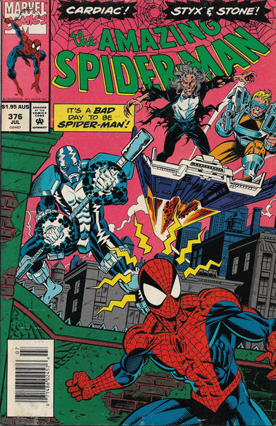 Cover for The Amazing Spider-Man (Marvel, 1963 series) #376 [Australian]