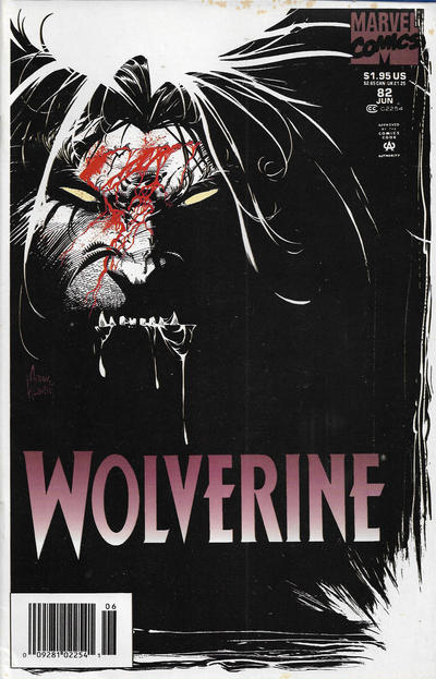 Cover for Wolverine (Marvel, 1988 series) #82 [Newsstand]