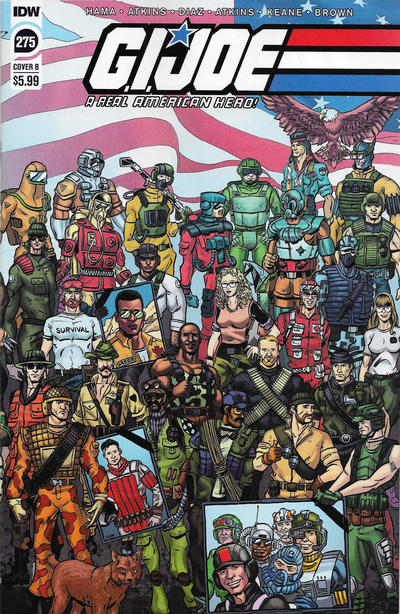 Cover for G.I. Joe: A Real American Hero (IDW, 2010 series) #275 [Cover B - Jamie Sullivan]