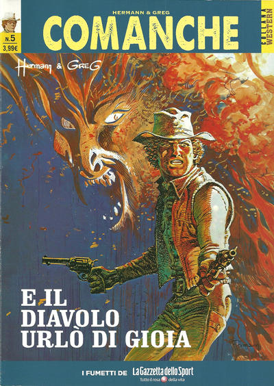 Cover for Collana Western (La Gazzetta dello Sport, 2014 series) #31 - Comanche 5 - E il diavolo urlò di gioia