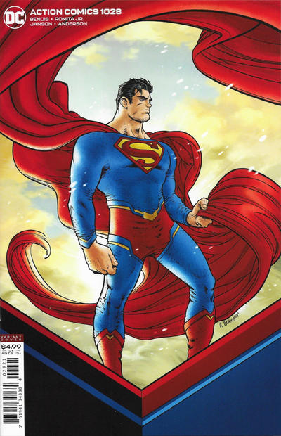 Cover for Action Comics (DC, 2011 series) #1028 [Rafael Grampá Cardstock Variant Cover]