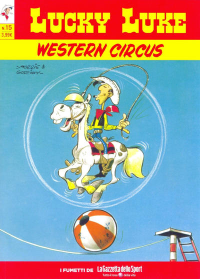 Cover for Lucky Luke (La Gazzetta dello Sport, 2013 series) #15 - Western Circus