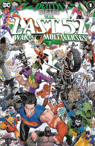 Cover for Dark Nights: Death Metal The Last 52: War of the Multiverses (DC, 2021 series) #1 [Dan Mora Cover]