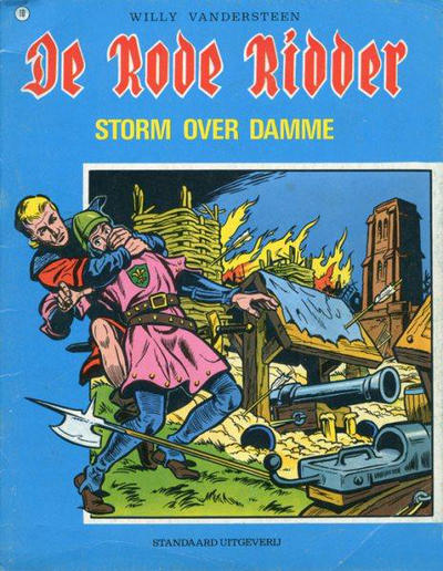 Cover for De Rode Ridder (Standaard Uitgeverij, 1959 series) #10 [zwartwit] - Storm over Damme [Herdruk 1977]