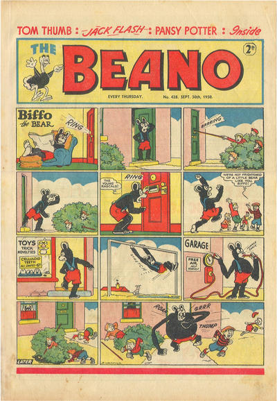 Cover for The Beano (D.C. Thomson, 1950 series) #428