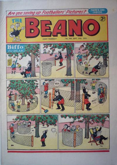 Cover for The Beano (D.C. Thomson, 1950 series) #480