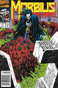 Cover for Morbius: The Living Vampire (Marvel, 1992 series) #7 [Newsstand]