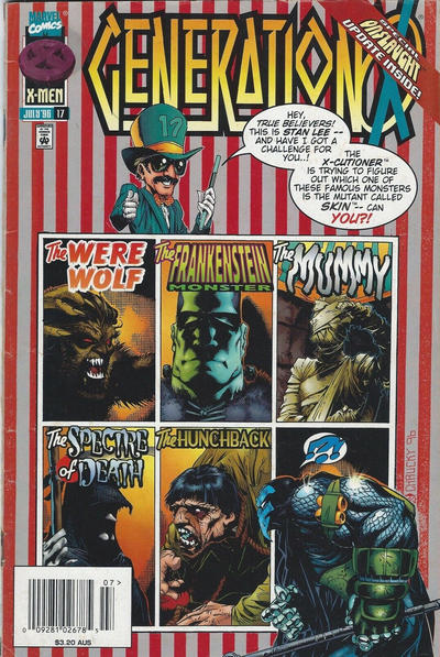 Cover for Generation X (Marvel, 1994 series) #17 [Australian]