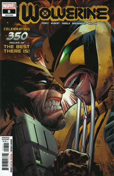 Cover for Wolverine (Marvel, 2020 series) #8 (350)