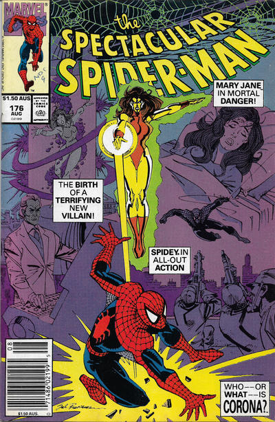 Cover for The Spectacular Spider-Man (Marvel, 1976 series) #176 [Australian]
