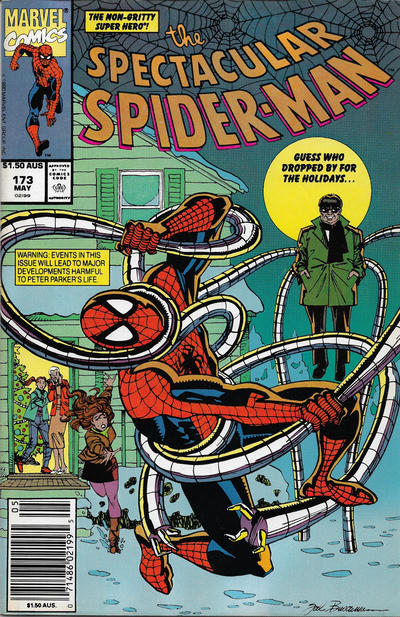 Cover for The Spectacular Spider-Man (Marvel, 1976 series) #173 [Australian]