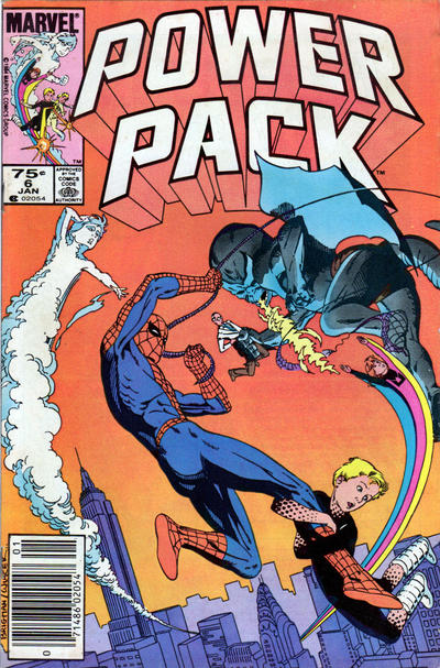 Cover for Power Pack (Marvel, 1984 series) #6 [Canadian]