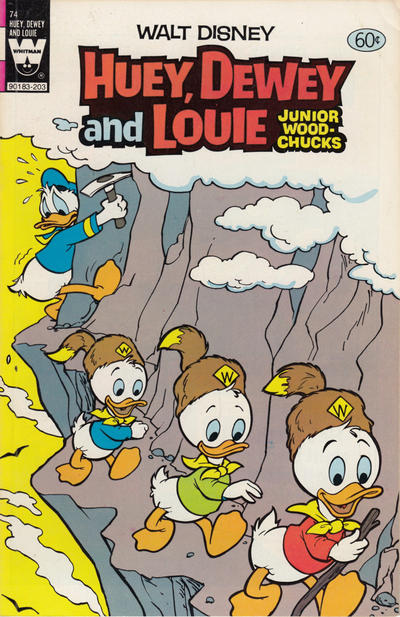 Cover for Walt Disney Huey, Dewey and Louie Junior Woodchucks (Western, 1966 series) #74 [White Whitman Logo]