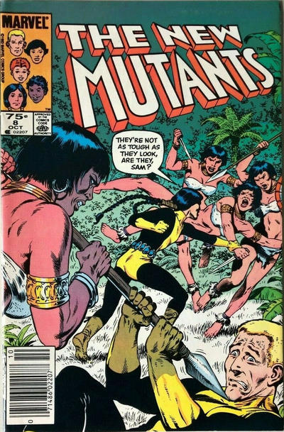 Cover for The New Mutants (Marvel, 1983 series) #8 [Canadian]