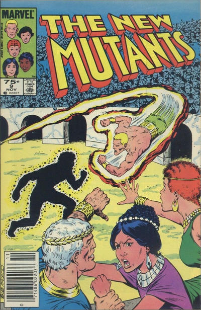Cover for The New Mutants (Marvel, 1983 series) #9 [Canadian]