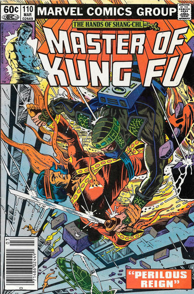 Cover for Master of Kung Fu (Marvel, 1974 series) #110 [Newsstand]