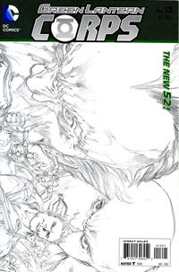 Cover Thumbnail for Green Lantern Corps (DC, 2011 series) #13 [Ivan Reis Wraparound Sketch Cover]
