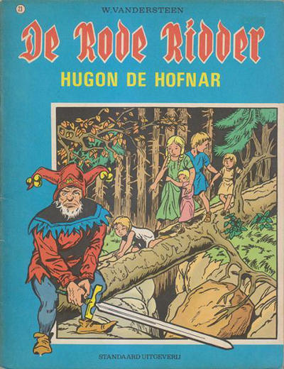Cover for De Rode Ridder (Standaard Uitgeverij, 1959 series) #23 [zwartwit] - Hugon de hofnar [Herdruk 1973]