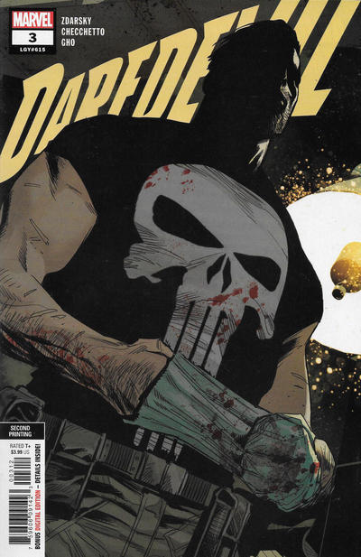 Cover for Daredevil (Marvel, 2019 series) #3 (615) [Second Printing - Marco Checchetto]