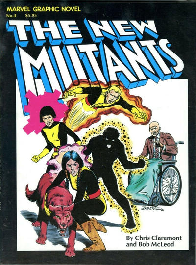 Cover for Marvel Graphic Novel (Marvel, 1982 series) #4 - The New Mutants [Canadian]