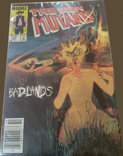 Cover for The New Mutants (Marvel, 1983 series) #20 [Canadian]