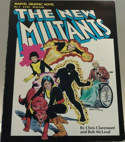 Cover for Marvel Graphic Novel (Marvel, 1982 series) #4 - The New Mutants [Second Printing]