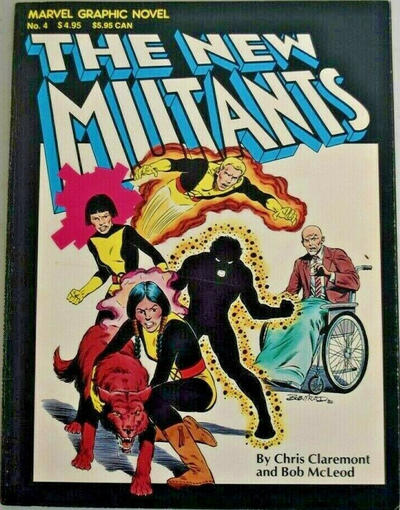 Cover for Marvel Graphic Novel (Marvel, 1982 series) #4 - The New Mutants [Third Printing]