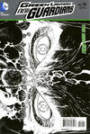 Cover Thumbnail for Green Lantern: New Guardians (2011 series) #14 [Aaron Kuder Wraparound Black & White Cover]