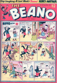 Cover Thumbnail for The Beano (D.C. Thomson, 1950 series) #832