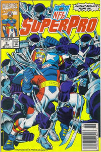 Cover Thumbnail for NFL Superpro (Marvel, 1991 series) #9 [Newsstand]