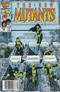 Cover for The New Mutants (Marvel, 1983 series) #38 [Canadian]