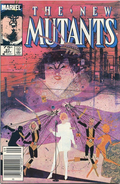 Cover for The New Mutants (Marvel, 1983 series) #31 [Canadian]