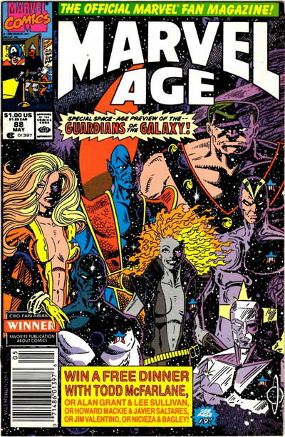 Cover for Marvel Age (Marvel, 1983 series) #88 [Newsstand]
