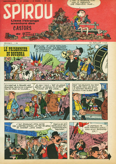 Cover for Spirou (Dupuis, 1947 series) #1056
