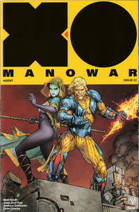 Cover Thumbnail for X-O Manowar (2017) (Valiant Entertainment, 2017 series) #22 [Cover A - Kenneth Rocafort]