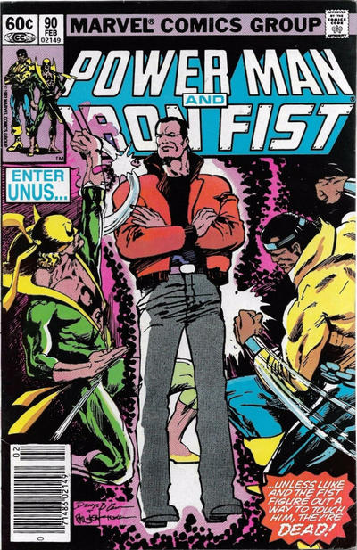 Cover for Power Man and Iron Fist (Marvel, 1981 series) #90 [Newsstand]